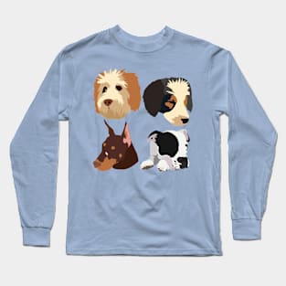 Four Dogs Long Sleeve T-Shirt